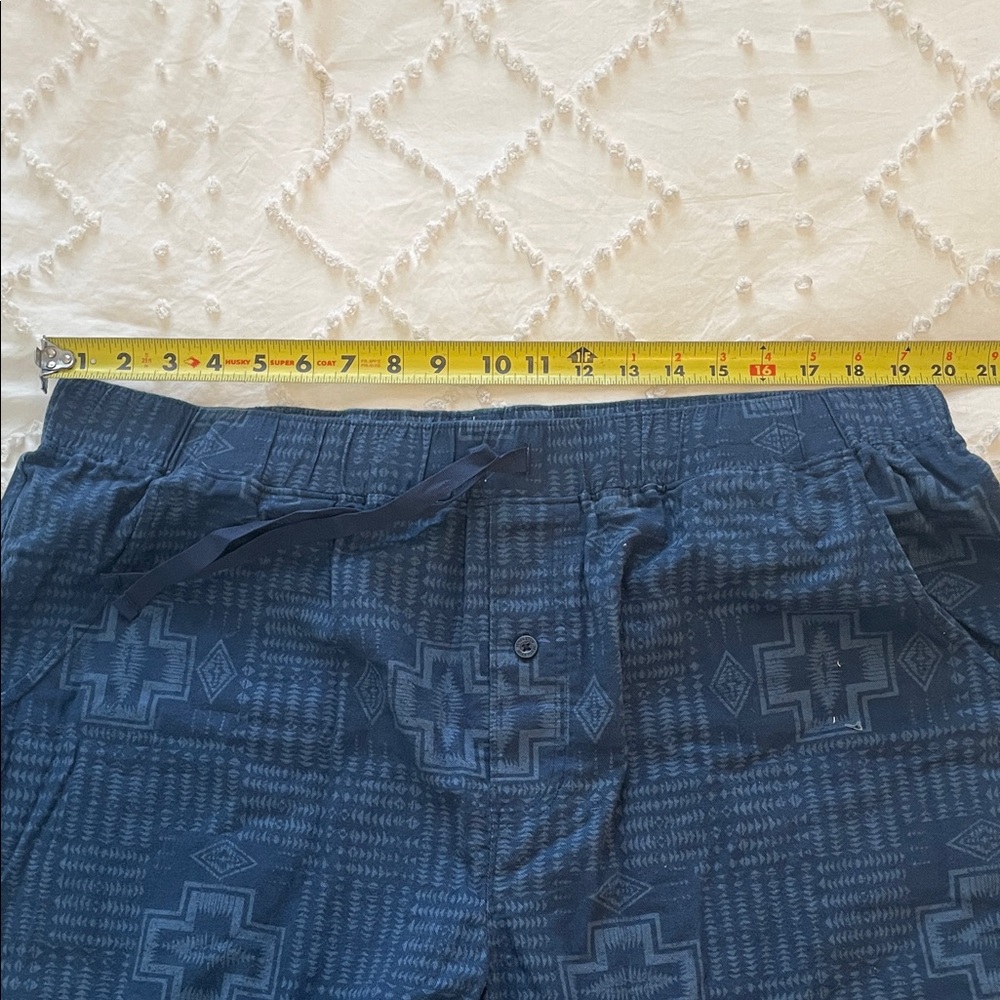 Pendleton Men's Blue Patterned drawstring Pants n… - image 11